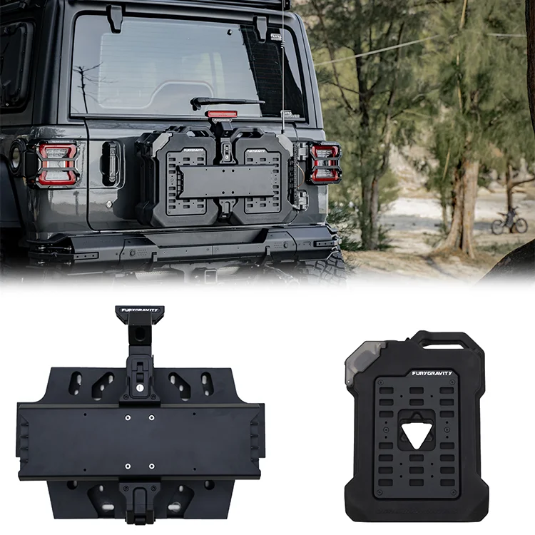 Оборудование багажника Furygravity с масляными баками объемом 8 л, высокая стойка стоп-сигнала для Jeep Wrangler Land Rover