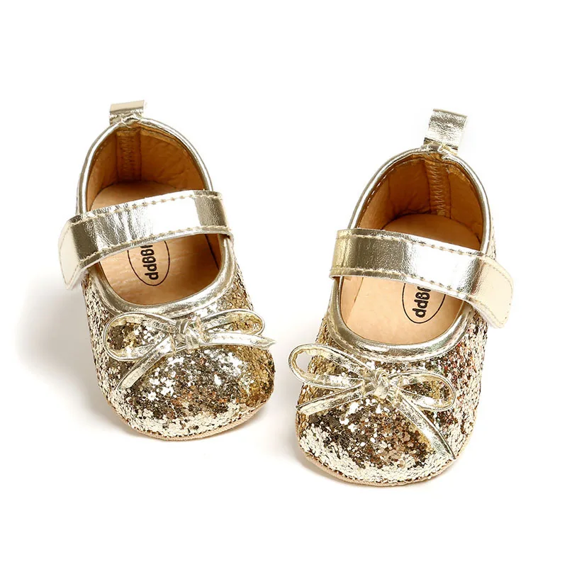 Обувь для маленьких девочек, обувь для маленьких девочек с бантом, повседневная обувь для прогулок Принцессы на мягкой подошве
