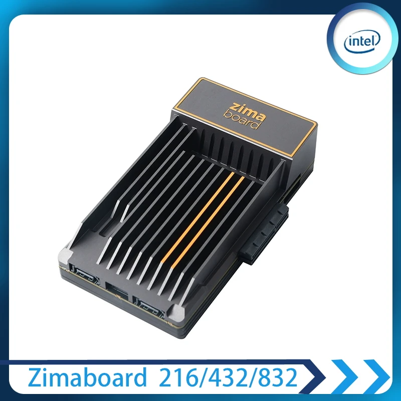 Одноплатный сервер ZimaBoard 432/216/832-X86, Мультимедийный сервер Plex - Intel Celeron N3450 x86 - SATA 6.0 Гб /с