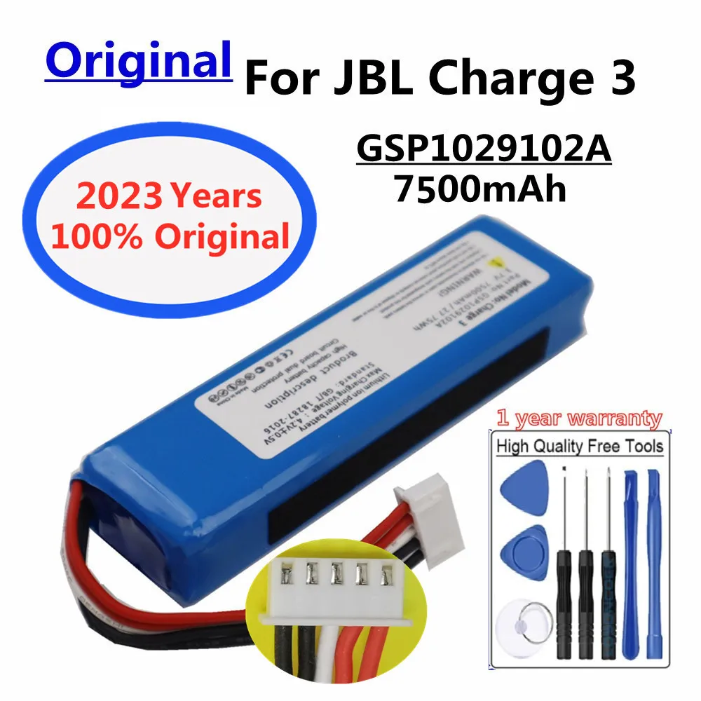 Оригинальный Аккумулятор для динамика Емкостью 7500mAh Для JBL Charge 3 Charge3 GSP102910A CS-JML330SL Special Edition Bluetooth Audio Bateria