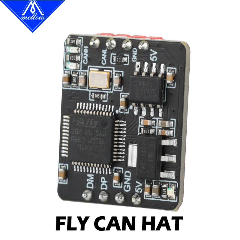 Плата Mellow Fly-Can Hat V1.0 для 3D-принтера Klipper Hotend HeadTool Плата Fly-Π/Gemini V1.1/2.0 С возможностью подключения по Canbus