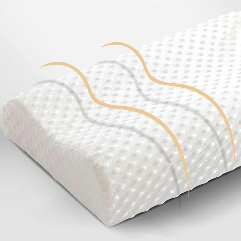Подушки для сна с эффектом памяти, защита шеи, Подушка с медленным отскоком, подушка с эффектом памяти, шейка матки в форме бабочки