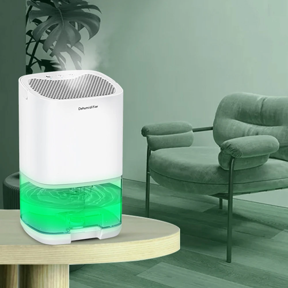 Портативный осушитель воздуха с базовым воздушным фильтром 2 в 1 Для дома, для комнаты, для кухни, Бесшумные влагопоглотители, экономичные