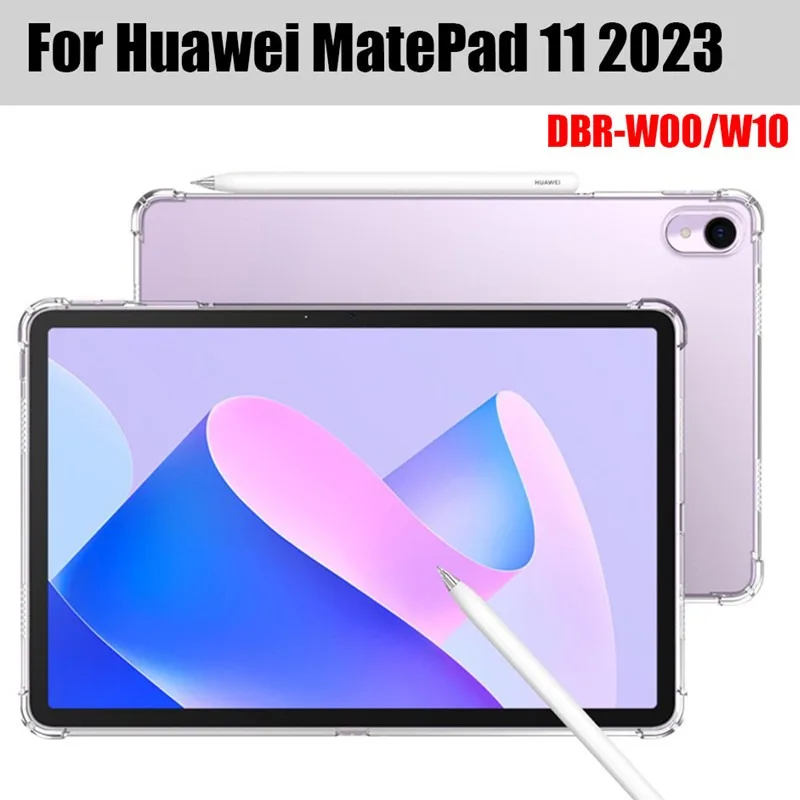 Прозрачный Чехол Для Huawei MatePad 11 2023 Прозрачный Чехол из ТПУ Ультратонкий Защитный чехол Для Mate pad 11