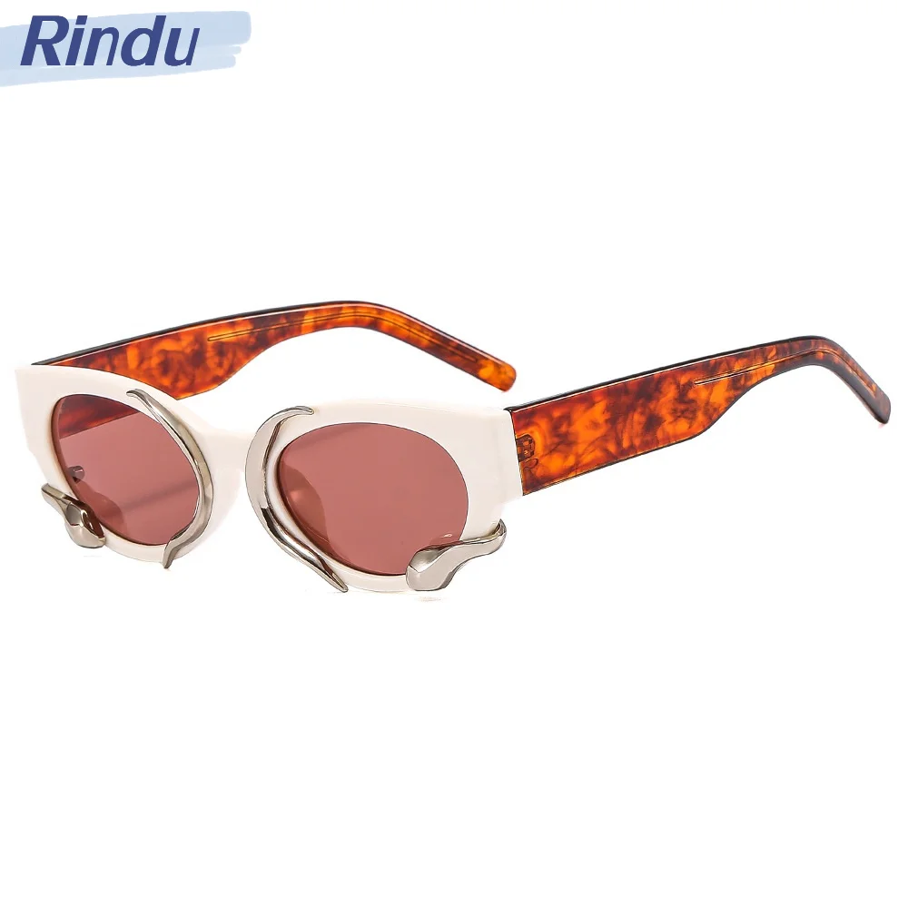Прямоугольные солнцезащитные очки в стиле стимпанк для женщин, Новые маленькие оправы, Солнцезащитные очки в виде панк-змеи, Элитный бренд, Мужские очки UV400 Оттенков, очки
