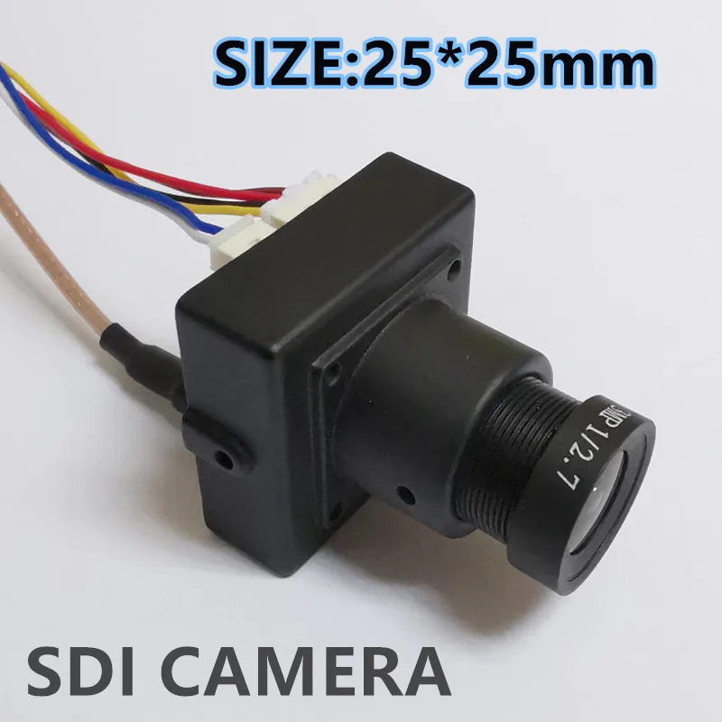 Размер 25 * 25 мм 1080P Мини SDI модуль камеры Starlight 0.0008Люкс EX-SDI широковещательный медицинский эндоскоп 1 см определение расстояния