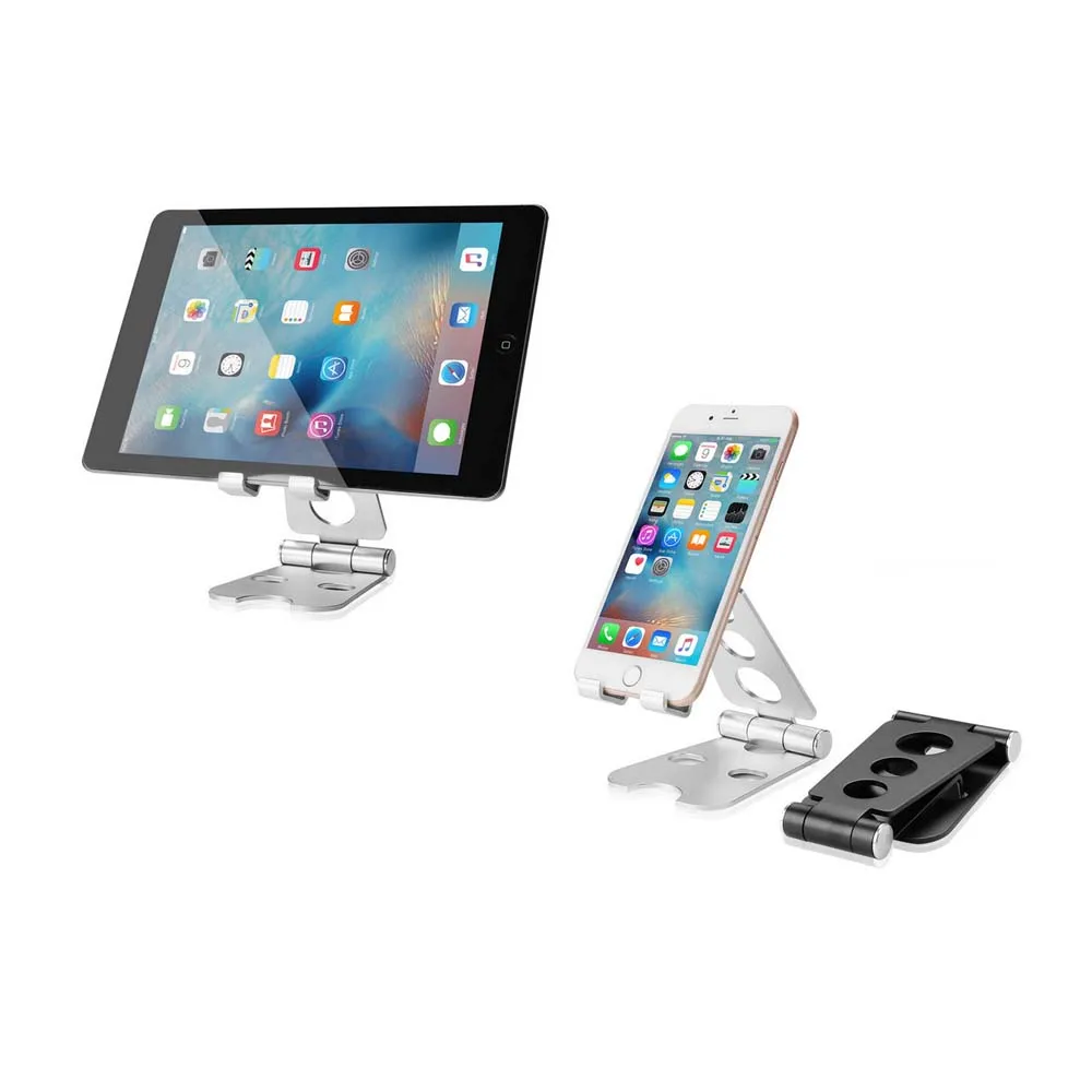 Регулируемая подставка для планшета, Алюминиевая настольная подставка, держатель для док-станции, Совместимый 4-13-дюймовый планшет для iPad 7,9 9,7 10,5 11, держатель для телефона
