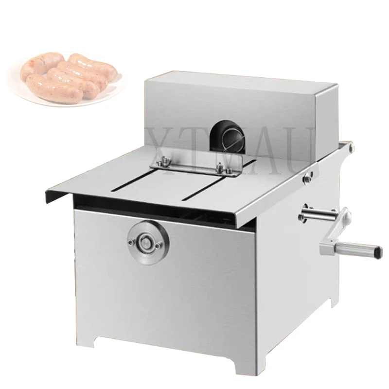 Ручная машина для завязывания колбасы из нержавеющей стали, машина для завязывания хот-догов