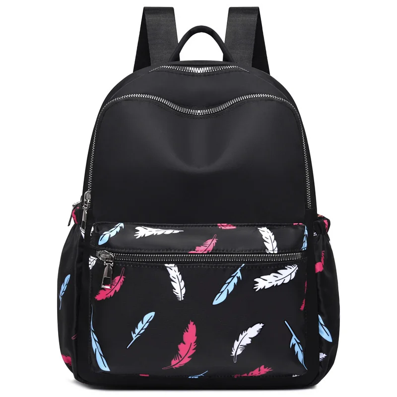 Рюкзак женский новый креативный модный с цветочным узором для отдыха, школьный рюкзак для студентов колледжа, многокамерный рюкзак большой емкости