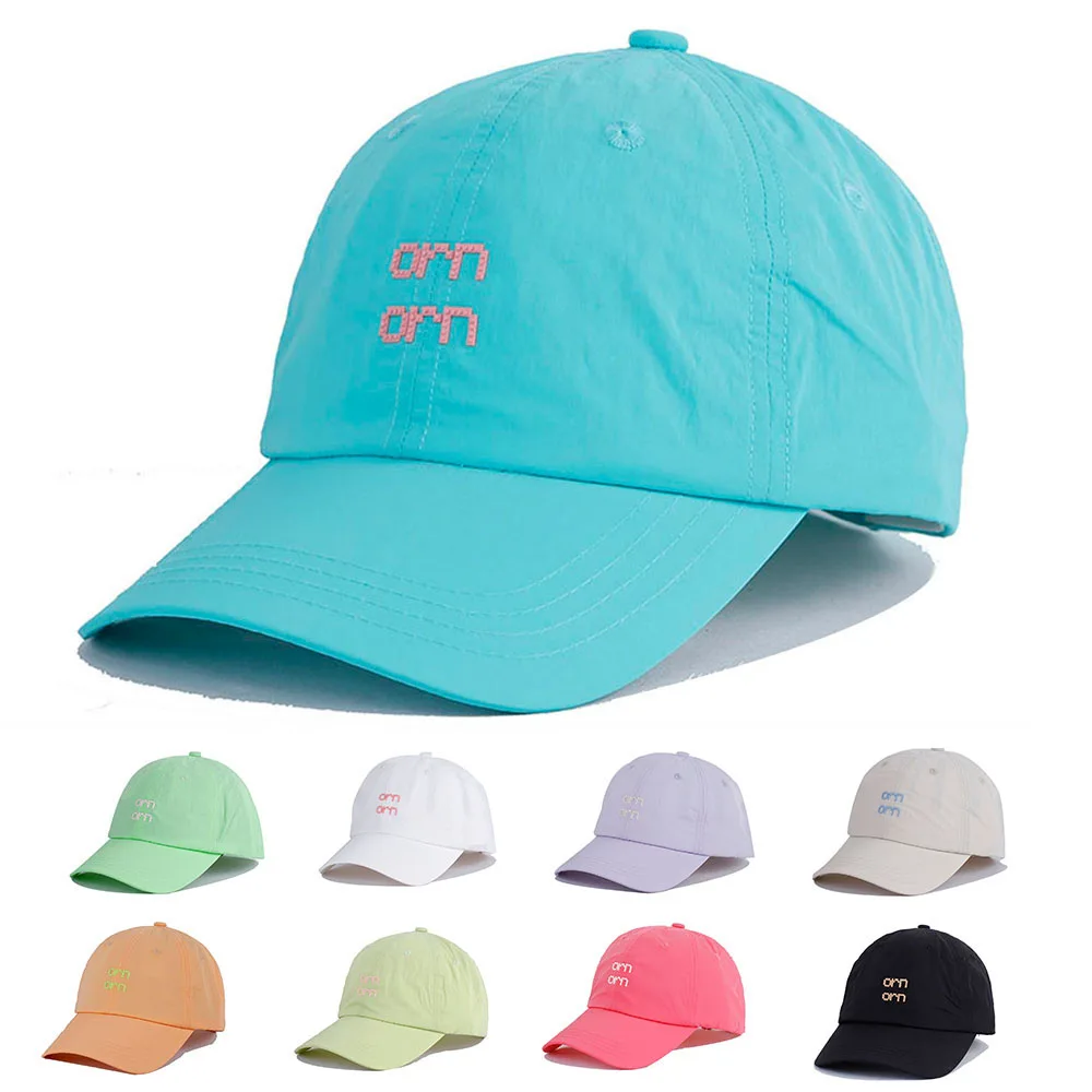 Унисекс козырек разноцветный быстросохнущий с надписью Кемпинг гольф шляпа спорт на открытом воздухе шапки для мужчин бейсболка мужская snapback кепка дальнобойщика