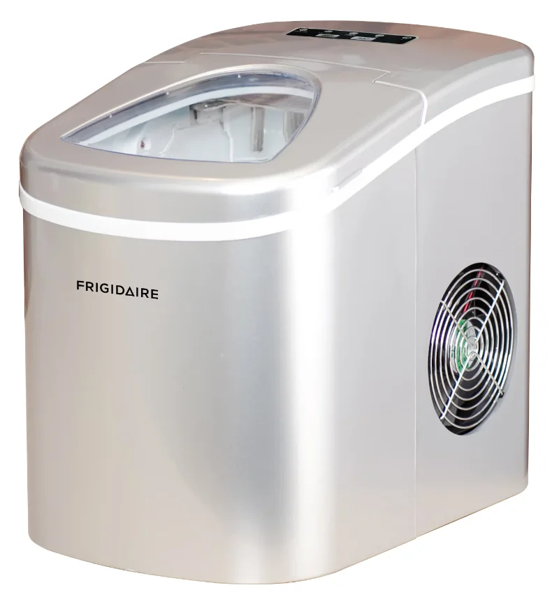 Холодильник 26 фунтов. Портативный льдогенератор для столешницы - EFIC108 - серебристый