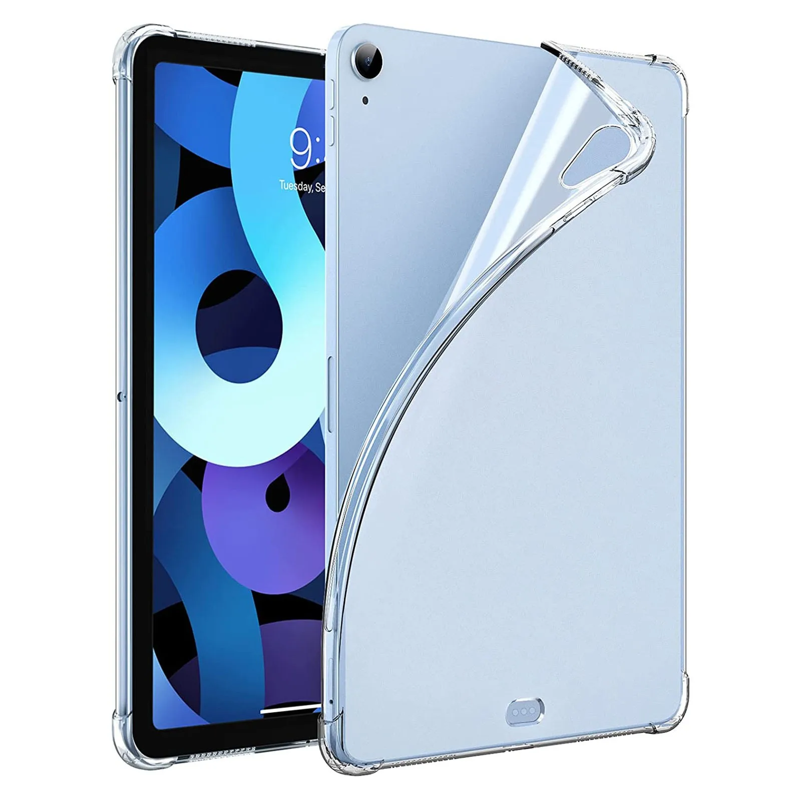 Чехол Kindle 10 поколения подходит Для ipad Силиконовый Защитный чехол Dropproof 10.9 совместим с чехлами Ipad Air 3