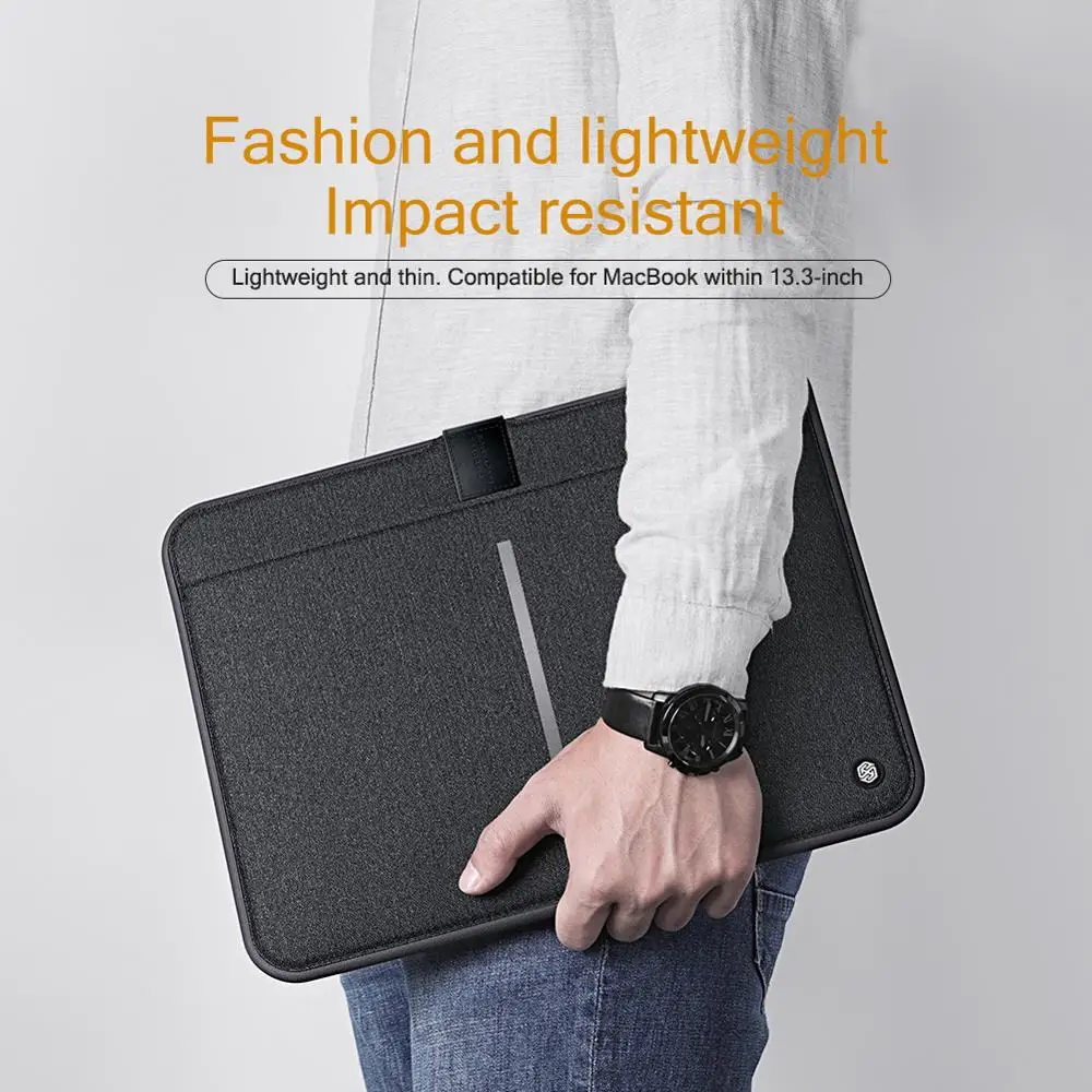 Чехол Nillkin Acme для Macbook Pro Air с диагональю 13,3 дюйма, модная защитная сумка для ноутбука из ткани для отдыха и бизнеса, водонепроницаемая сумка для ноутбука