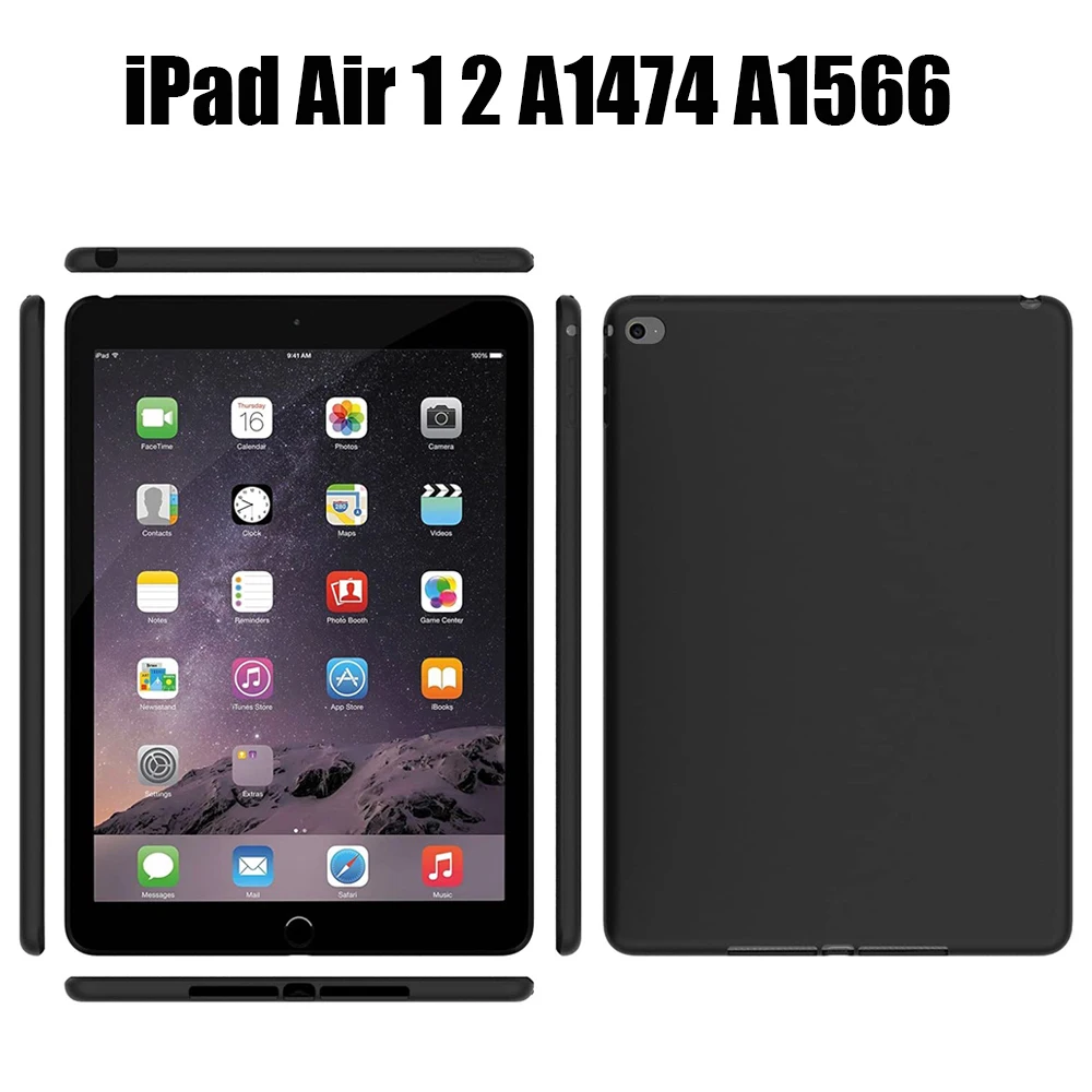Чехол из ТПУ Для планшета Apple iPad Air 1 2 9,7 дюймов, Мягкий Противоударный Силиконовый Чехол Для iPad Air1 A1474 Air2 A1566 A1567