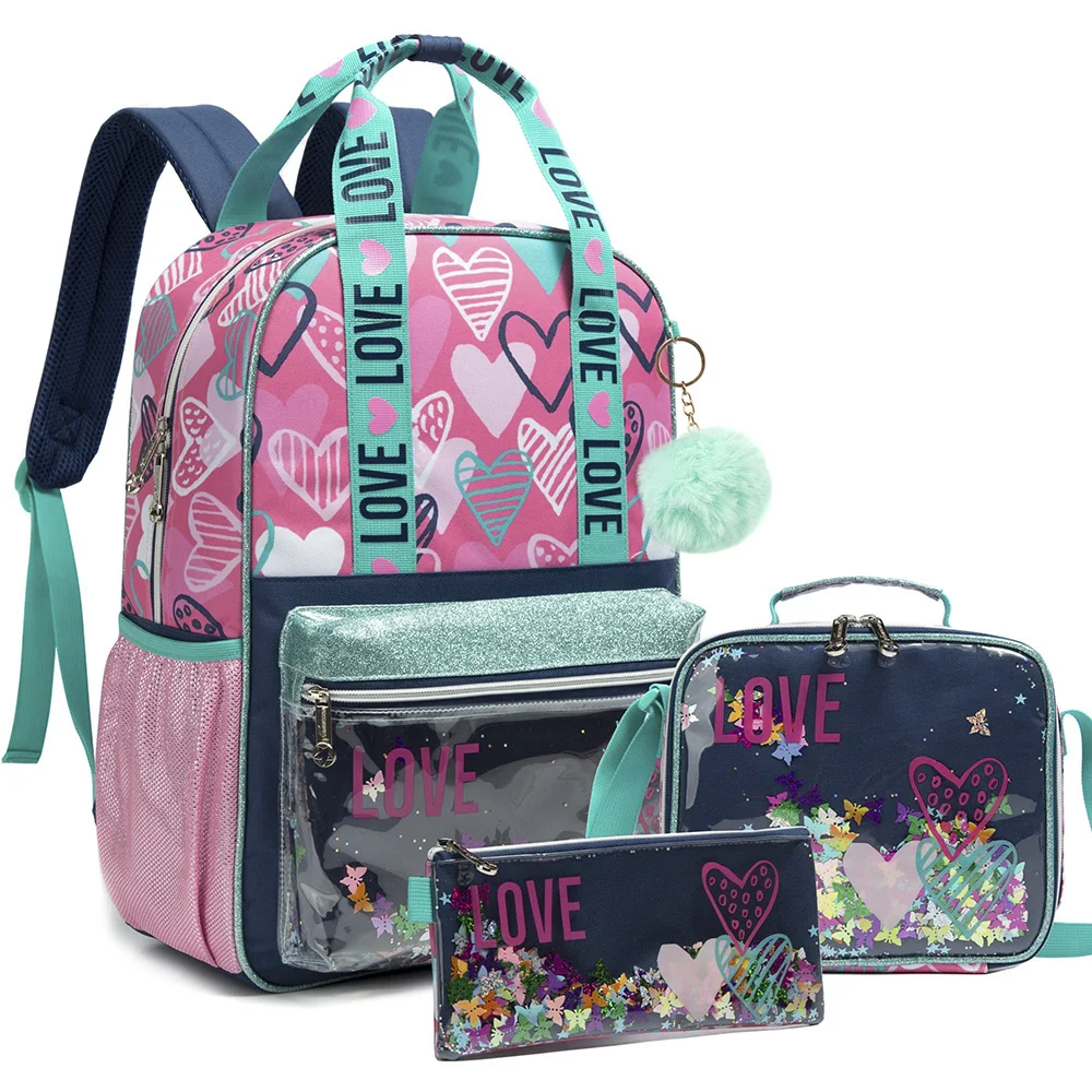Школьный рюкзак, женские детские сумки для девочек, школьные сумки с блестками для девочек, рюкзак для девочек, школьный рюкзак Kawaii
