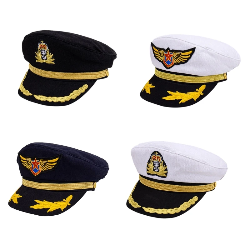 Шляпа капитана, детский костюм, шляпа моряка Военно-морского флота, шляпа морского пехотинца для детского косплея
