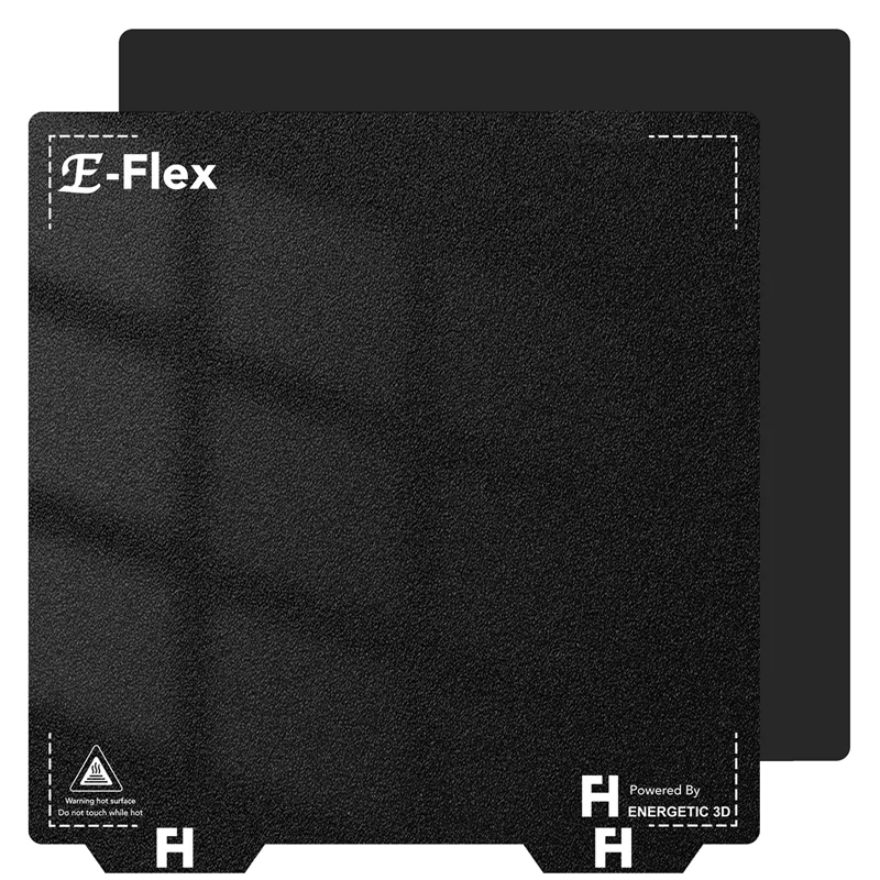 Энергичный лист PEI 310x320 мм Обновление магнитной гибкой пластины PEI Pro, двухсторонняя текстурированная пластина из пружинящей стали, монтажная пластина для CR-X